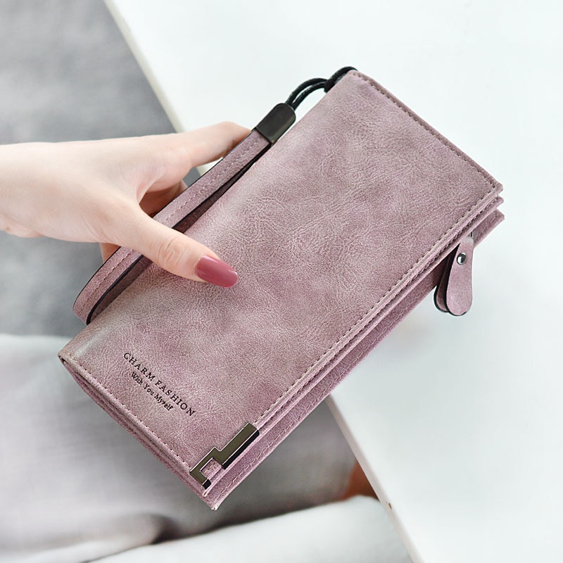 2018 Women Purse Wallets Pu Leather Brand Designer Luxury Long Wallet Women Wallets Female Bag ...