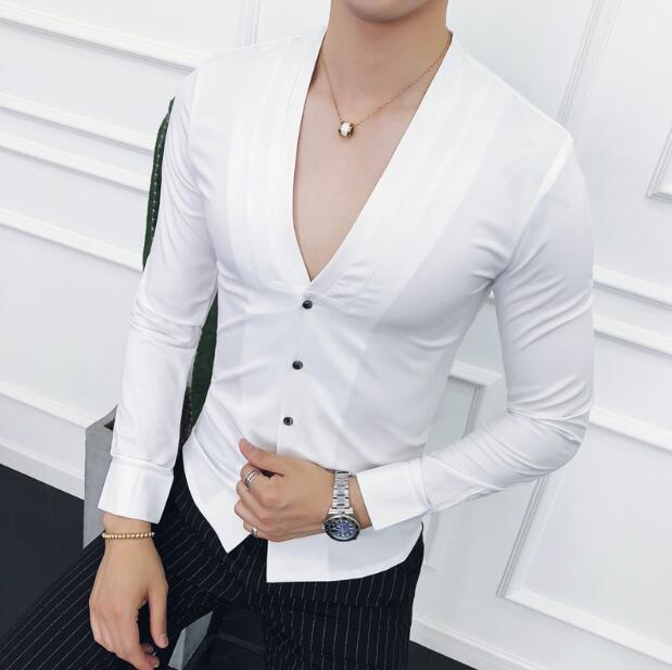 long white shirt mens