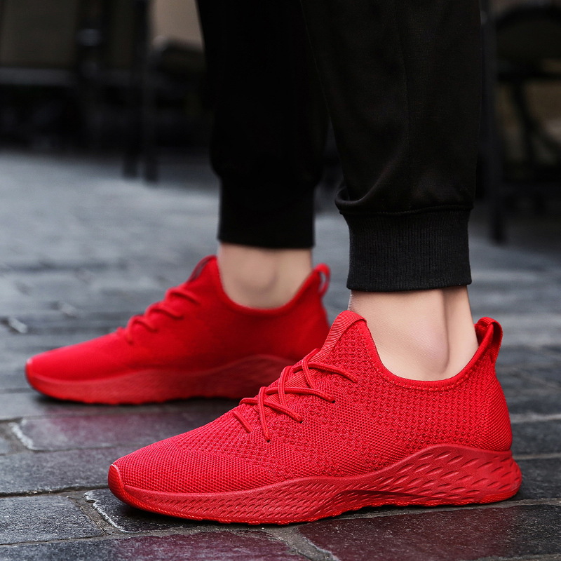 red shoes mens sneakers