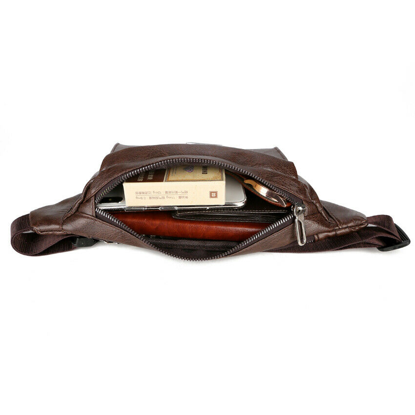 Men's Leather Messenger Bags Shoulder Bag Crossbody Handbag Briefcase Bag