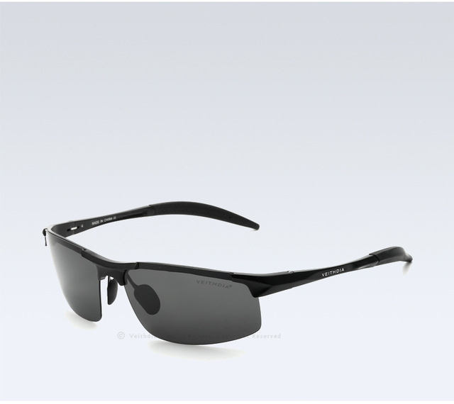 Veithdia Brand Designer Aluminum Mens Sunglasses Polarized Sun Glasses