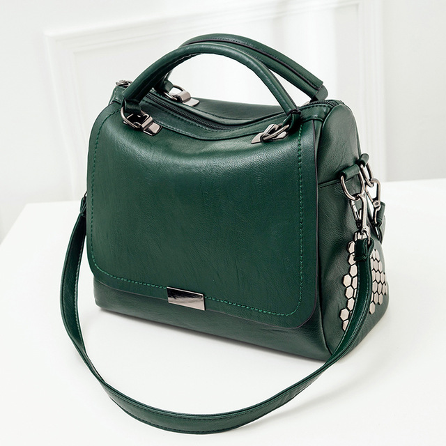 Bolish Casual Women Soft Pu Leather Handbag Female Shoulder Bag ...