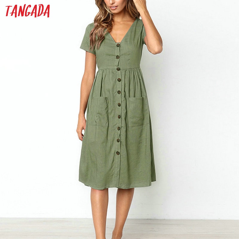 Buy > cotton summer dresses with sleeves > in stock
