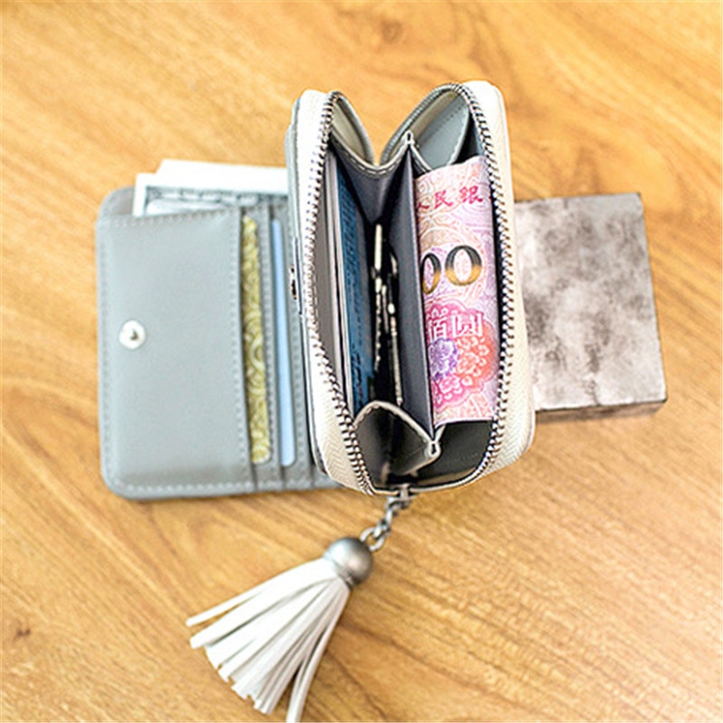 Women Wallet Zipper Coin Pocket Card Holder Brand Ladies Purse High Quality Cute Printed Small ...