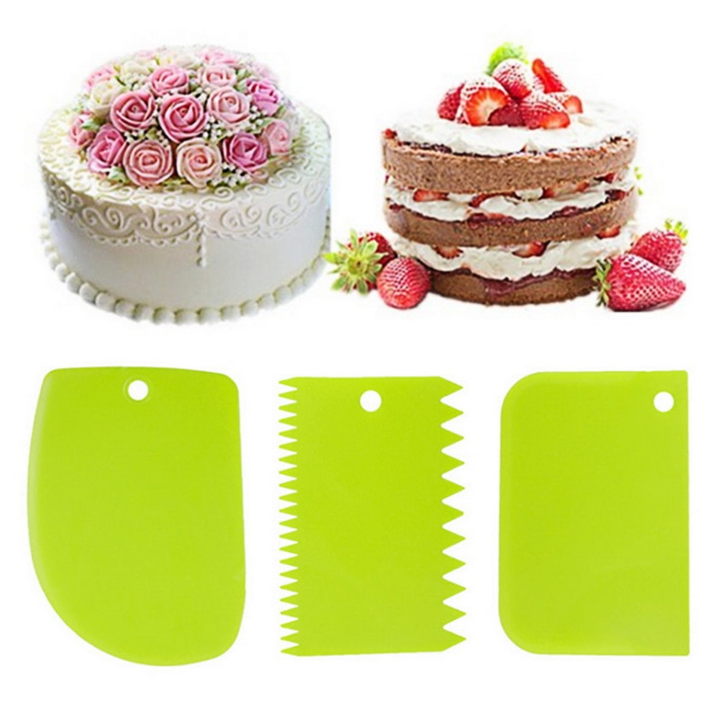Details about   Dough Scraper Butter Cutter Plastic Cream Smooth Cake Spatula Baking Pastry 